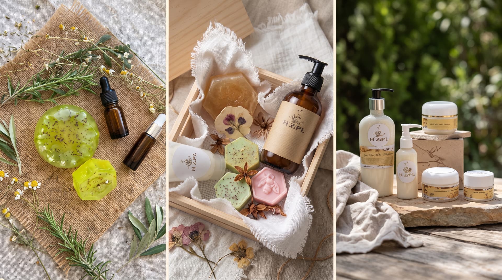 Jabones artesanales XUUJÁAB, Crema artesanal XUUJÁAB, Kit de cuidado corporal XUUJÁAB