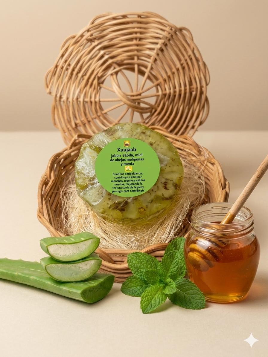 Jabón de sábila y menta